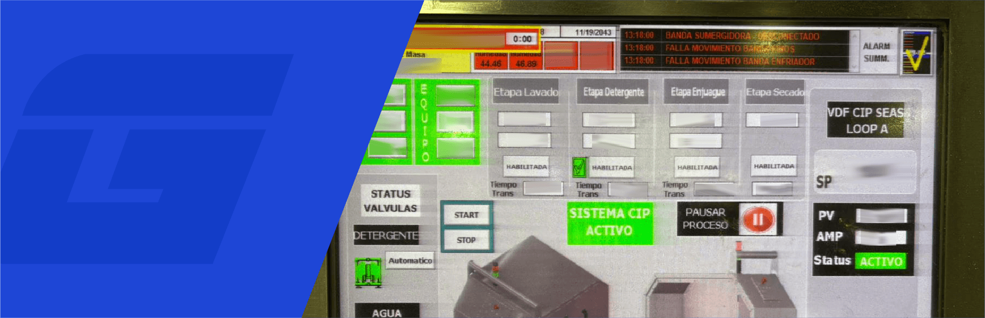 Programación y montaje de pantallas HMI – Genesis Montaje Industrial, Chile